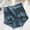 Blue, variant on Women's French Retro Satin Panties Pearlescent Silky Ice Silk Quick Dry Lingerie Elegant Briefs Red XL