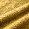 thumbnail image 5 of BELTNOV Women Solid Crew Neck Pullover Sweater Soft Knit Long Sleeve Tops Ribbed Cuffs Hem Loose Straight Warm Casual Winter Daily Outfit Yellow, 5 of 5