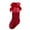 Burgundy, variant on ZACPNCV Baby Toddler Socks Girl Boy Thin Mesh Crew Socks Born Infant Pointelle Eyelet Socks Burgundy 2-3 Years