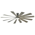 thumbnail image 2 of Windflower 80" Graphite/Weathered Gray Dimmable LED Smart Ceiling Fan, 2 of 12