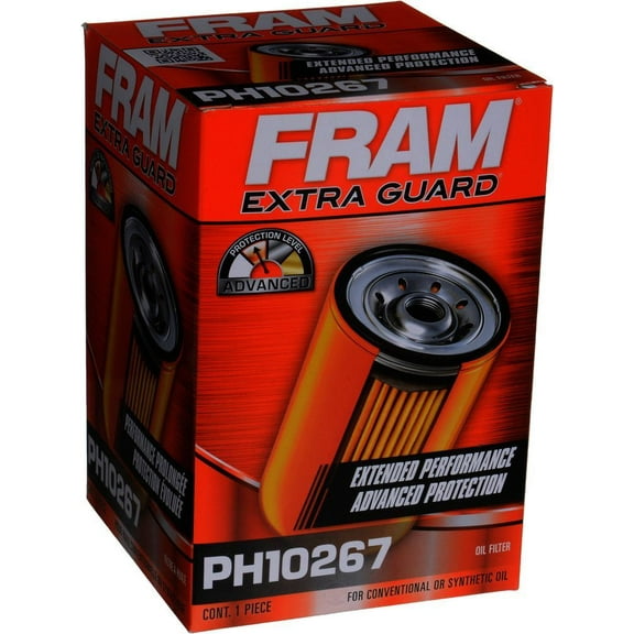 FRAM PH10267 Extra Guard Engine Oil Filter for Oil Change Lubricant Filters