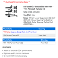 thumbnail image 2 of Ball Joint Kit - Compatible with 1984 - 1986 Plymouth Turismo 2.2 1985, 2 of 2