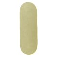 thumbnail image 1 of Colonial Mills Rug RV66R028X084 Reversible Flat-Braid Oval Braided Runner  Sprout Green - 2 ft. 4 in. x 7 ft., 1 of 1