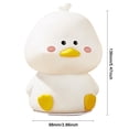 thumbnail image 3 of Lindas luces nocturnas de pato lindas silicona kawaii guardería nocturna carga usb de pato luminoso regalo creativo de luz para niños para niños, 3 of 9
