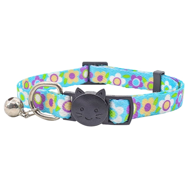 TIMIFIS Colliers pour Chat Fournitures pour Animaux Collier pour Chat Imprimé Collier pour Chat Elizabeth Boucle de Sécurité Accessoires Suspendus pour Chat