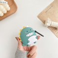 thumbnail image 4 of Funda para auriculares YONGSHENG compatible con Bluetooth silicona suave dinosaurio 3D, 4 of 5