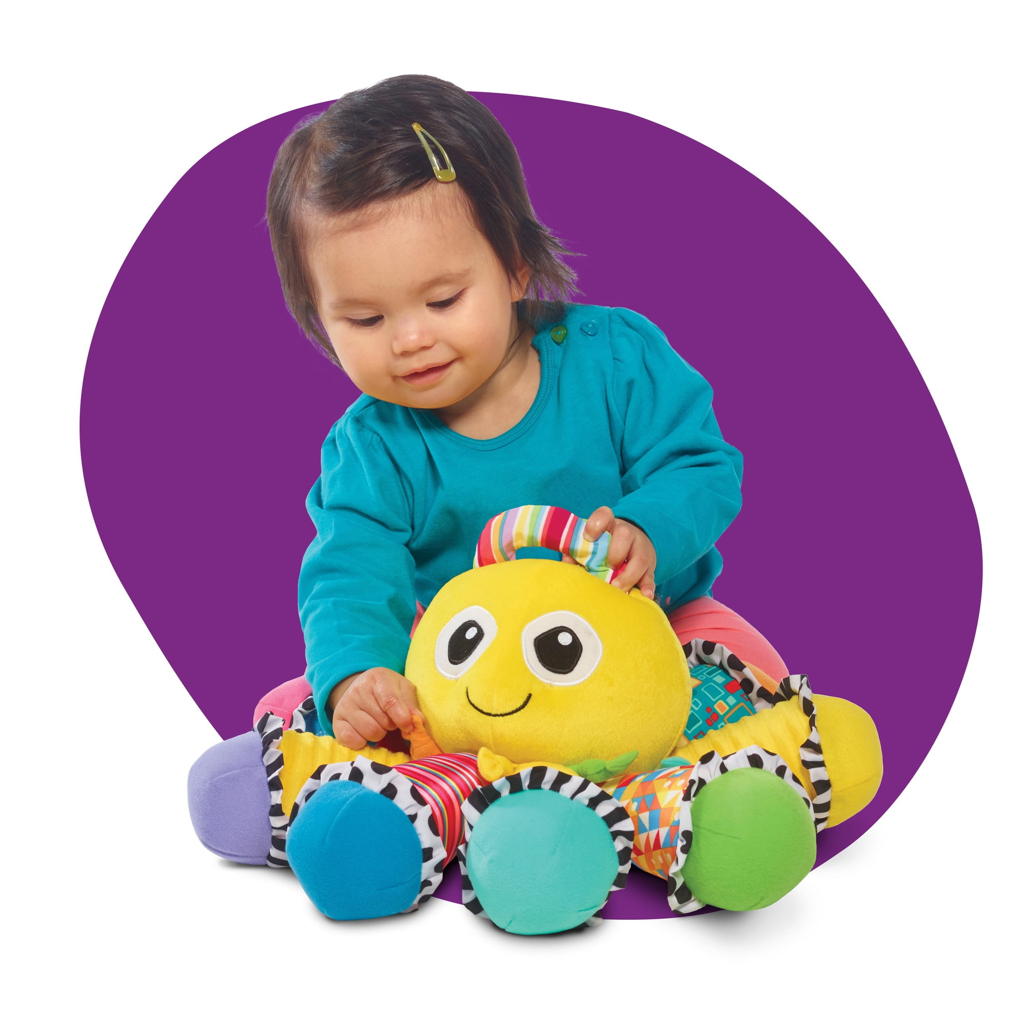 Lamaze Octotunes Musical Toy, Award-Winning Classic Colorful Octopus Stuffed Baby Toy