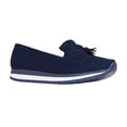 thumbnail image 2 of Mocasines Para Mujer Suela Ancha Tipo Gamuza Marino Casual azul marino 25 Clasben 024DP9, 2 of 8