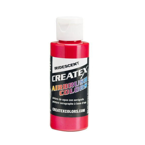 Createx Airbrush Color, Iridescent, 2 oz., Red