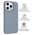 thumbnail image 4 of iPhone 13 Pro Max Case, Takfox iPhone 13,13 Pro,13 Pro Max Basic Case [Frosted] Shockproof Case Liquid Silicone Gel Rubber Soft TPU Anti-slip Bumper Thin Matte Slim Phone Case Covers,Gray, 4 of 6