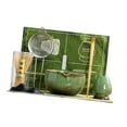 thumbnail image 4 of Matcha Tea Set Ceremonía de té para amantes del té Sturdy Matcha Batchish, Batching Supporter, Matcha Gift Ceramicta Kit Matcha Bowl 7 piezas verdes, 4 of 9