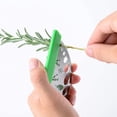 thumbnail image 2 of Leaf Herb Stripper 9 Holes Herb Cutter Stainless Steel Kitchen, 2 of 4