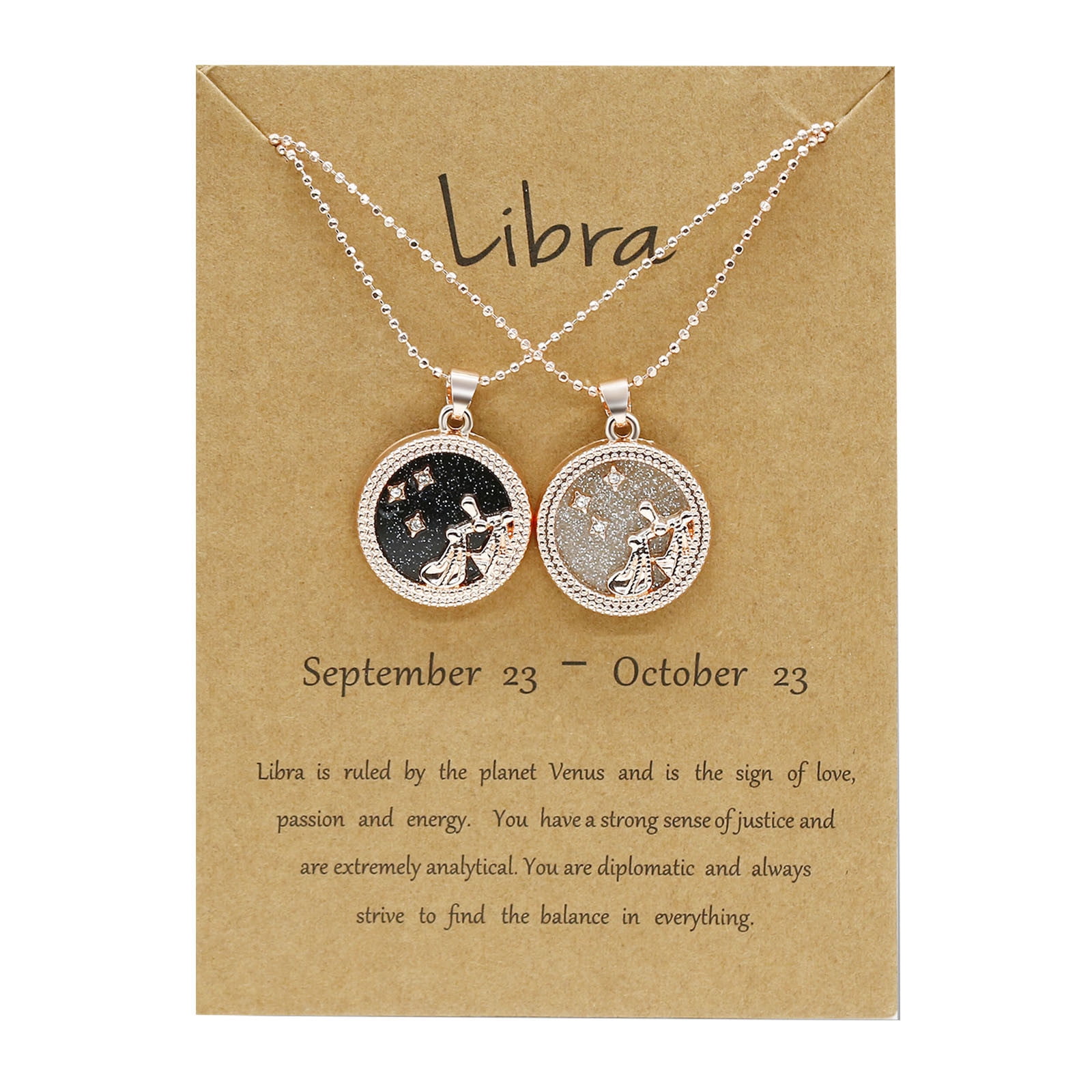 duhgbne fashion lucky necklace gold plated star zodiac necklace jewelry