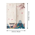 thumbnail image 4 of Door Curtain Decorative Partition Curtain Japanese Style Doorway Curtain, 4 of 7