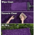 thumbnail image 5 of ZENELESS Solid Shag Collection Rug,4x6ft Grape Purple Fluffy Area Rugs Perfect for Kid's Room, Cloakroom, 5 of 9