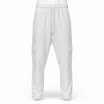 thumbnail image 2 of CLOISE Cargo Pants for Men with Pockets Big and Tall Drawstring Mid Waist Straight Leg Long Pants Elastic Waist Solid Baggy Vacation Outfits White XL, 2 of 6