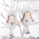 thumbnail image 5 of Ángel de peluche rosa para Navidad, muñeco de nieve, colgante de Papá Noel, muñeco de nieve, alce, adornos para árbol de Navidad, regalos de decoración para Navidad, 5 of 5