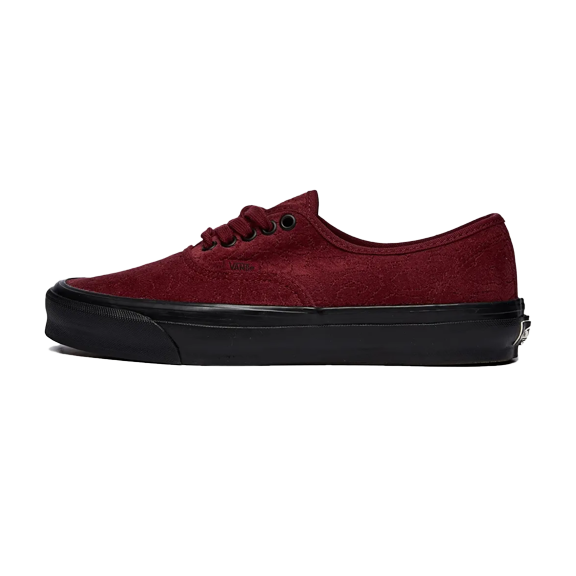 VANS MENS OG Authentic LX "Velvet Emboidery - Leopard Pomegranate" VN0A4BV99RH from Stadium Goods