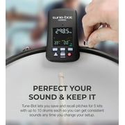 Tune-bot Studio TBS-001 Digital Drum Tuner Clip-On Tuner for Acoustic Drum Kits, Precision Drum Tuning with Save & Recall Function