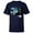 Navy, variant on Rise of the Planet of the Apes Caesar Bridge Movie Poster - Short Sleeve T-Shirt for Kids - Customized-Royal