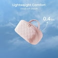 thumbnail image 6 of Travel Makeup Bag for Woman, 180° Lay-Flat Large Capacity Puffy Padded Cosmetic Organizer Pouch, Triple-Proof Waterproof Wide-Open Toiletry Bag for Toiletries & Brushes, 6 of 8