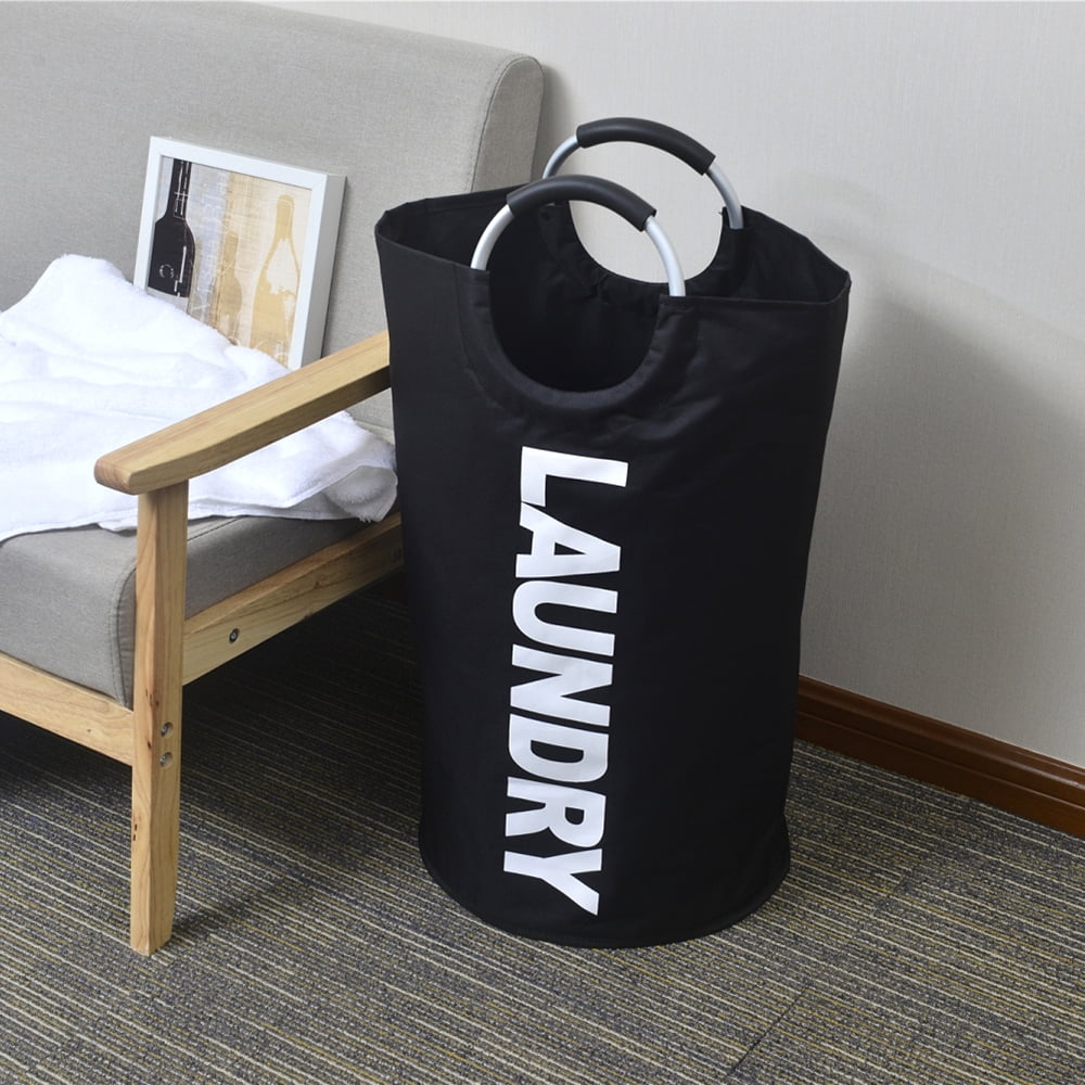 Collapsable Laundry Bag Foldable Laundry Hamper Durable Oxford Fabric ...