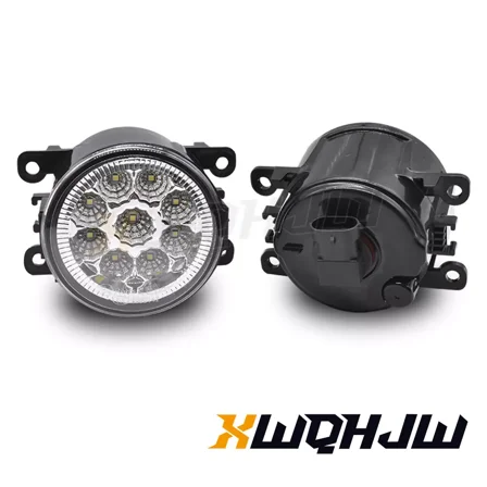 Pair LED Fog Light For Ford Explorer 2011-2015 C-MAX 2013-2019 Bumper Clear Lamp