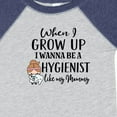 thumbnail image 4 of Inktastic Future Dental Hygienist Like Mommy Girls Baby Bodysuit, 4 of 5