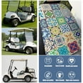 thumbnail image 6 of 51" x 31" Golf Cart Front Bench Seat Cover, Soft Microfiber Towel for EZGO, Club Car Onward, Yamaha Drive, and Icon Golf Cart Models, 6 of 8