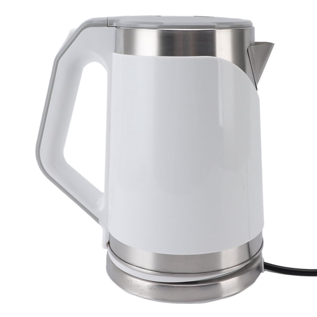 Electric Kettle Stainless Steel, Double Layer Hot Water Boiler, Electric Water Heater Kettle with Fast Heating, Auto Shut Off for Home Kitchen