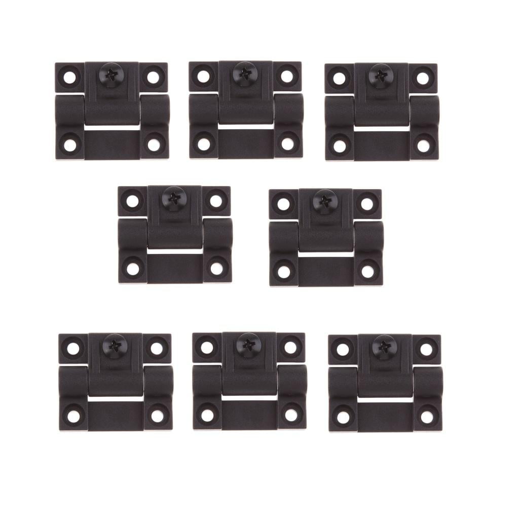 Medium Plastic 4 Hole Adjustable Torque Hinge 3-Pack Door Positioning Hinges Replace for Southco E6-10-301-20