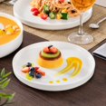 thumbnail image 6 of vancasso 16pcs Dinnerware Set, Porcelain Plates and Bowls Set for 4, White, 6 of 10