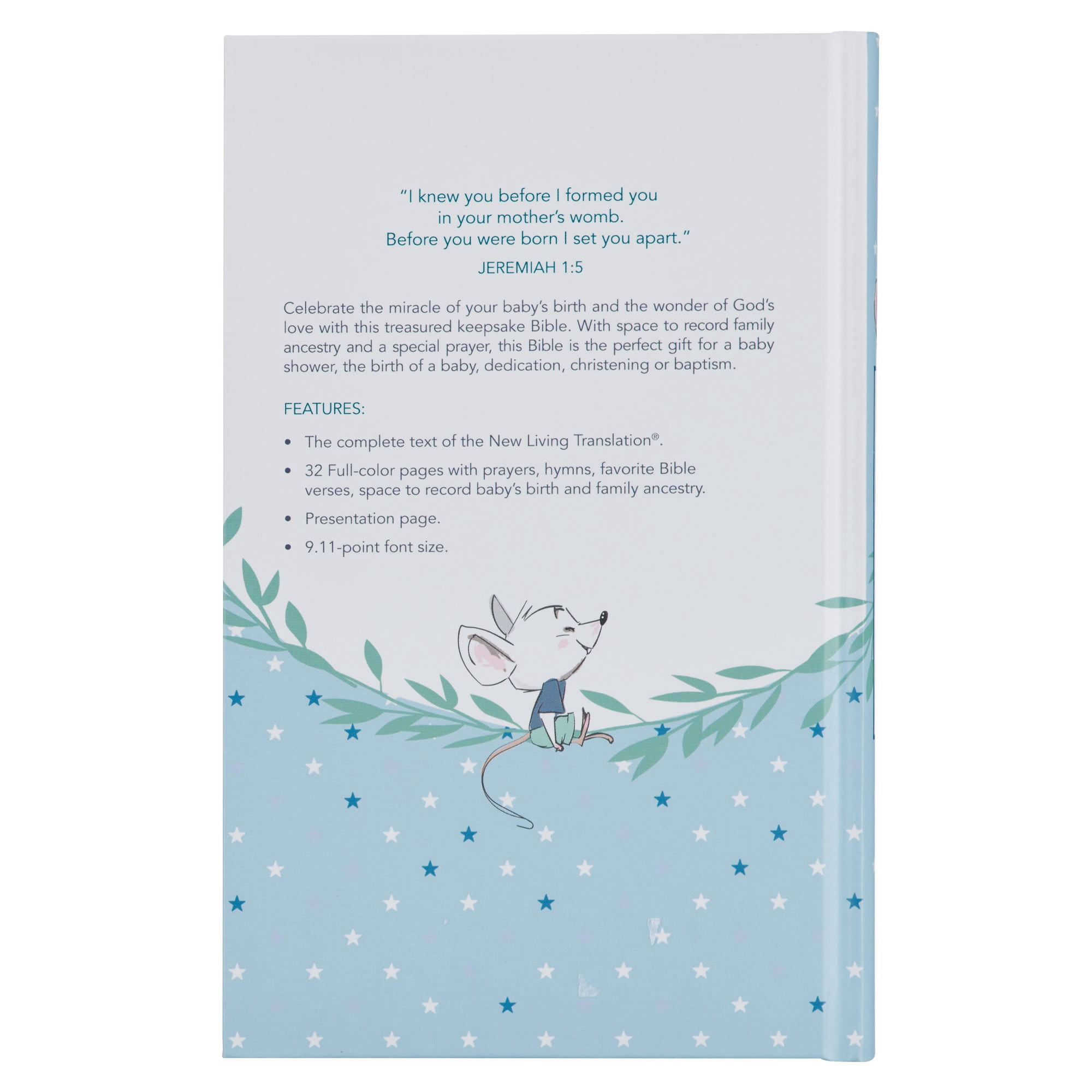 Bible NLT Infant (Hardcover, Blue) (Hardcover)
