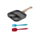 thumbnail image 3 of Sartén para huevos, máquina para hacer panqueques, juego de cocina para desayuno, sartén para tortillas fácil de limpiar, sartén para huevos dos agujeros, 3 of 9
