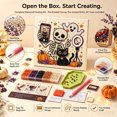 thumbnail image 7 of Halloween Ghost Clear Crystal Painting Kit, 7.87 x 7.87 In Plastic 3D Crystal Art Craft for Beginner Fall Home Wall Decor and Party Gifts，A#, 7 of 7