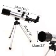 60X Portable Monocular Astronomical Refractor Telescope with Portable Tripod and Phone Holder OTST