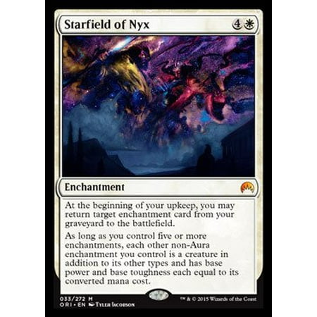 Mtg Mercadian Masques Single - - Starfield of Nyx (033/272) - Origins, A single individual card from the Magic: the Gathering (MTG) trading and collectible card game (TCG/CCG). Ship from US
