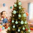 thumbnail image 6 of CaiTeLin Christmas Ornaments Balls, 24 Pack Macaron Colored Christmas Tree Decor, Festive Hanging Orbs for Holiday Parties, Mixed Color Assortment, Green, 6 of 6