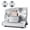 8.7in *2 Silver, variant on CUSIMAX Electric Meat Slicer – Dual 7.5″ Stainless Steel Blades, 1–20 mm Thickness Knob, Easy-Clean Removable Food Carriage, Perfect for Meat, Cheese, Bread & More