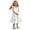 White, variant on Sleeveless Casual Little Girl Dress Button Down Ruffled Girls Dresses for Girls Age 1 6 Years Kids Dress for Summer Beach Vacation Daily School Wear