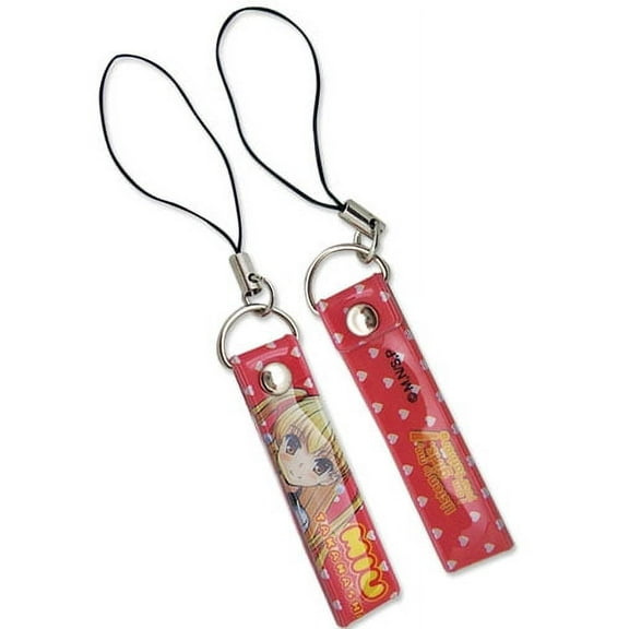 Cell Phone Charm - Listen to Me - New Miu Red Anime Licensed ge17046