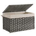 thumbnail image 1 of Cesta de Almacenamiento, Cesta de Lavandería de 65 L con Tapa, Bolsas de Tela Extraíbles y Asas, Plegable, para Lavadería, Dormitorio, Mantas, Ropa, Sala de Estar, 1 of 9