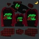 thumbnail image 3 of Pijama navideño a juego para la familia, luminoso, brillante, con mi tubo, Rojo, 3 of 3