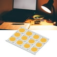 thumbnail image 3 of Puce LED 12W, Source de Lumière Ronde Haute Puissance 1080LM 36-41V avec Substrat en Aluminium pour Lampes DIY Intérieures Extérieures Projecteurs Downlights, 3 of 7