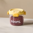 thumbnail image 7 of JHyouerji Clear Food Storage Jars,5 x 4 Inch Plastic Canisters with Sealed Lids,Stackable Reusable Organizer for Cereal Grains Dry Food, 7 of 7