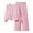 Pink, variant on mgoYE Girl's 2 Piece Fall Winter Outfits Bow Striped Long Sleeve Top and Wide Leg Pants Cute Clothing Sets(Pink,9-10 Years)