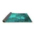 thumbnail image 2 of Ahgly Company Indoor Rectangle Oriental Turquoise Blue Industrial Area Rugs, 7' x 10', 2 of 4