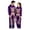 Z88-Purple, variant on Pumpkin Halloween Jumpsuit Costume for Men's, Purple pumpkin-printed, Breathable Air-Layer Polyester, Sizes S–XXXXL