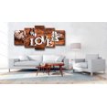 thumbnail image 2 of Tiptophomedecor Stretched Canvas Vintage Art - House Of Love - Stretched & Framed Ready To Hang Art, 2 of 4