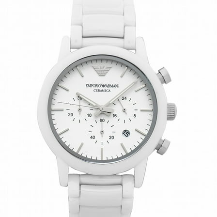 Emporio Armani Luigi Chronograph White Dial Men's Watch AR1499
